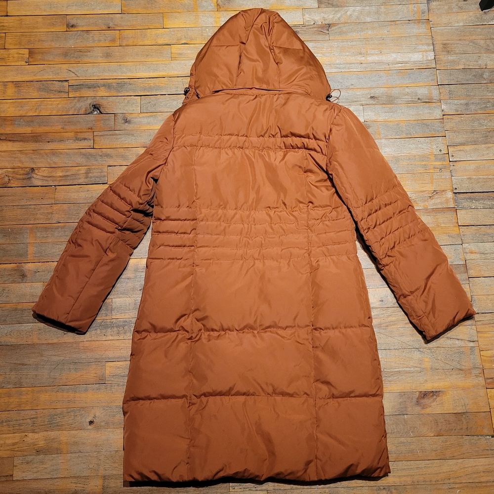 Women's Quilted Hooded Coat Rusty color - Picture 3 of 6